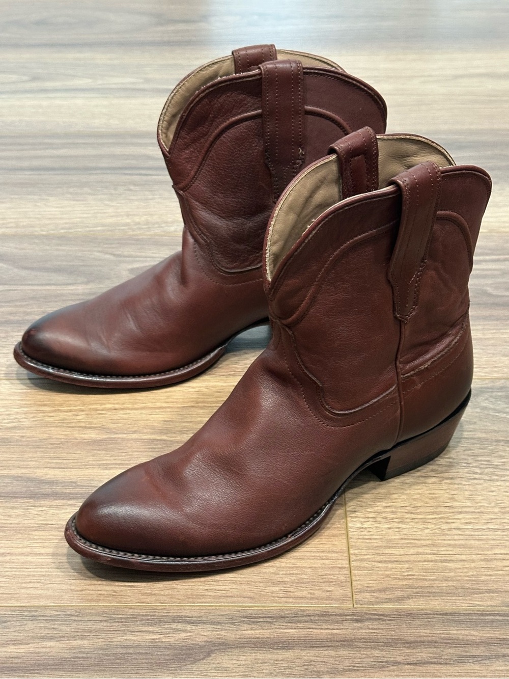 Tecovas The Penny Boots in Bourbon Calf Size 8.5